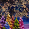 Rolling Hills, Big Thrills by Rozanne Bell, original painting, detail
