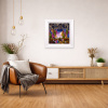 Rolling Hills, Big Thrills by Rozanne Bell, original painting, in room