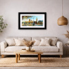 London Life by Simon Wright, original painting, in room