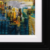 City of Light, New York by Simon Wright, original painting, detail
