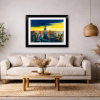 City of Light, New York by Simon Wright, original painting, in room