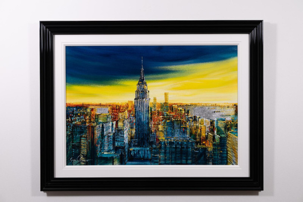 City of Light, New York by Simon Wright, original painting