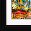 Eiffel Tower at Dusk by Simon Wright, original painting, detail