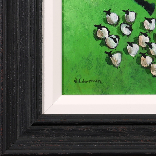 Morning Muster by David Alderman, original painting, detail