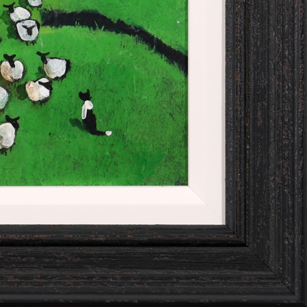 Morning Muster by David Alderman, original painting, detail