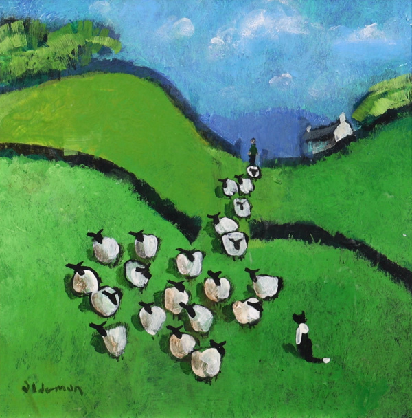 Morning Muster by David Alderman, original painting