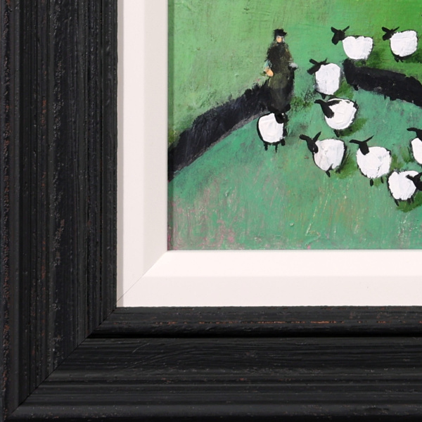 Team Work by David Alderman, original painting, detail