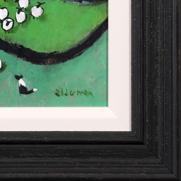 Team Work by David Alderman, original painting, detail