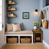 Team Work by David Alderman, original painting, in room