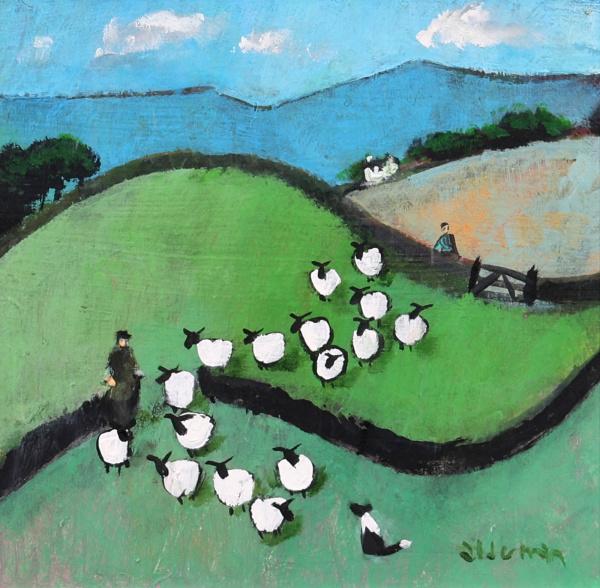 Team Work by David Alderman, original painting