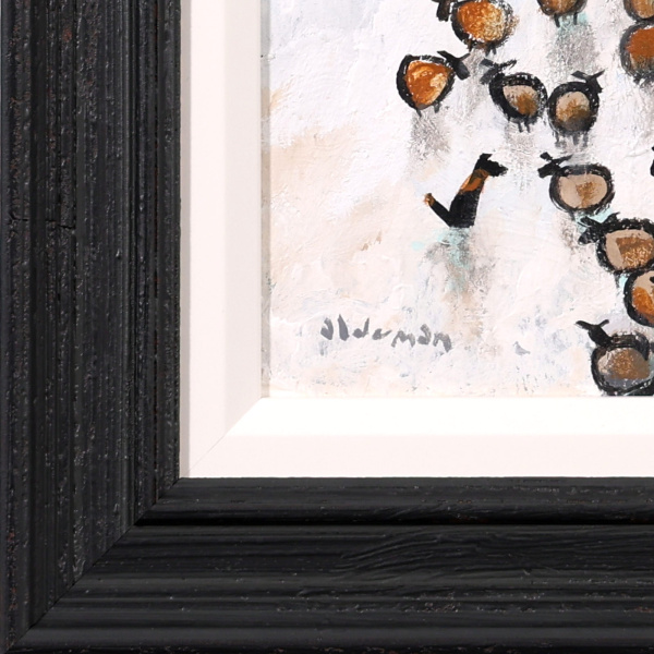 Still Out In The Cold! by David Alderman, original painting, detail
