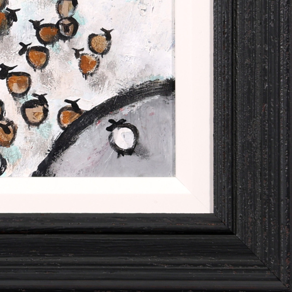 Still Out In The Cold! by David Alderman, original painting, detail