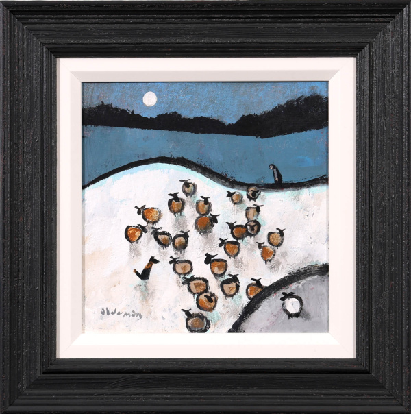 Still Out In The Cold! by David Alderman, original painting