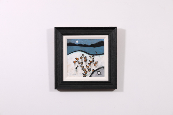 Still Out In The Cold! by David Alderman, original painting