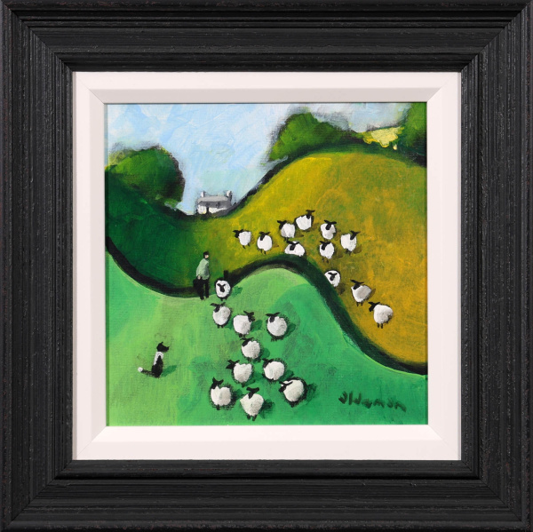 Two Tribes by David Alderman, original painting