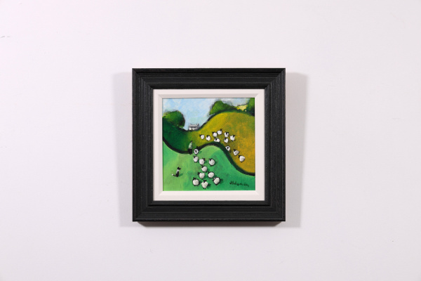 Two Tribes by David Alderman, original painting