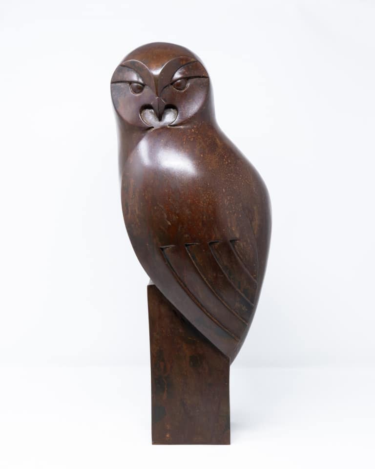 Tawny Owl (Mixed Metals Finish) by Paul Harvey