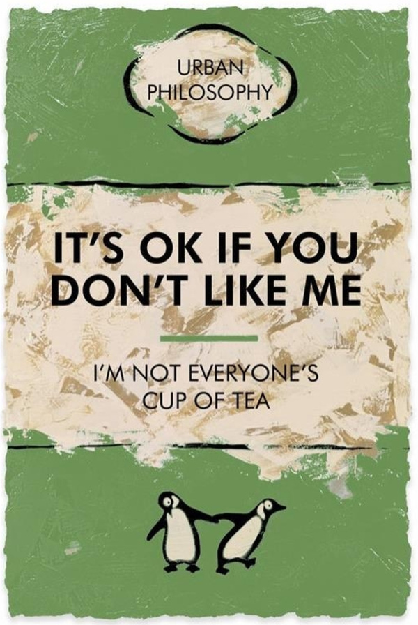 It’s Okay If You Don’t Like Me by Hue Folk, limited edition print