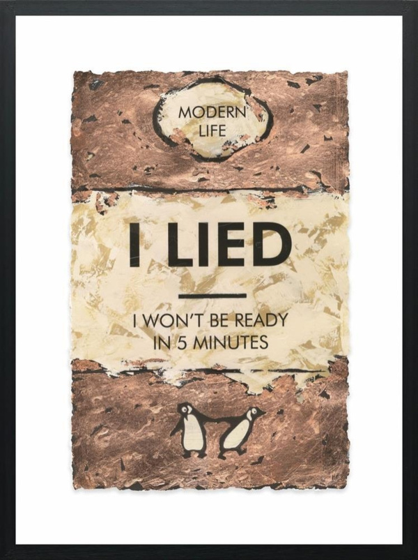I Lied by Hue Folk, limited edition print