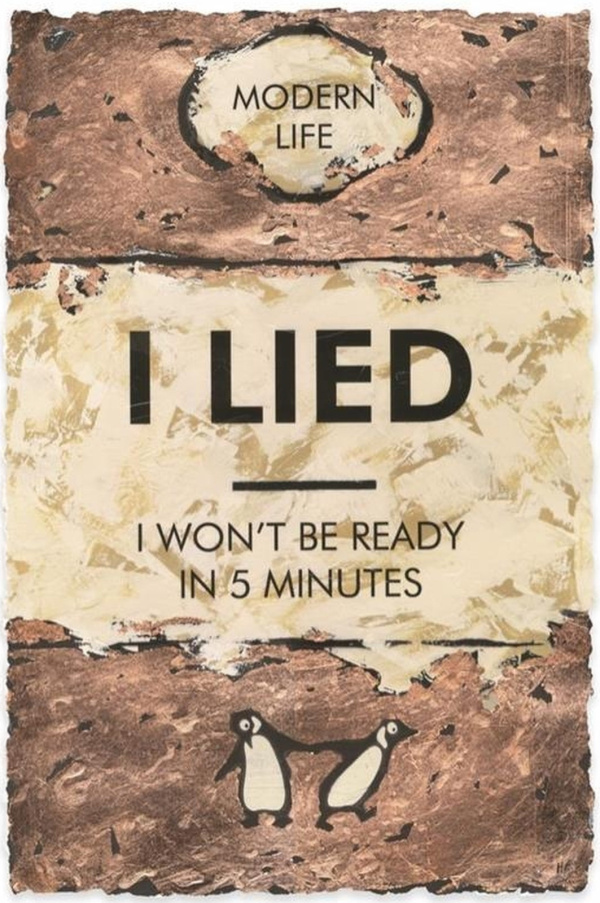 I Lied by Hue Folk, limited edition print