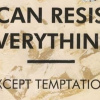 I Can Resist Everything by Hue Folk, limited edition print, detail