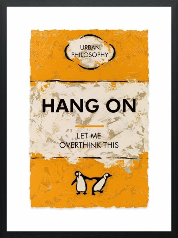 Hang On by Hue Folk, limited edition print