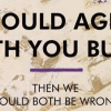 I Would Agree With You But by Hue Folk, limited edition print, detail