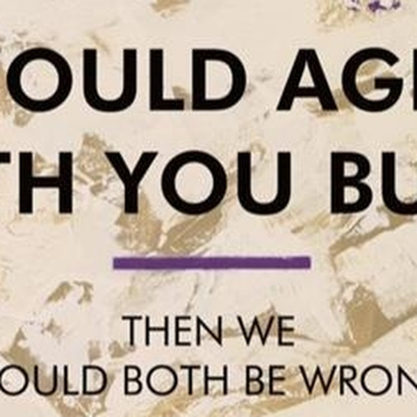 I Would Agree With You But by Hue Folk, limited edition print, detail