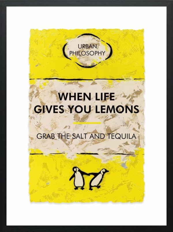 When Life Gives You Lemons by Hue Folk, limited edition print