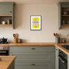 When Life Gives You Lemons by Hue Folk, limited edition print, in room