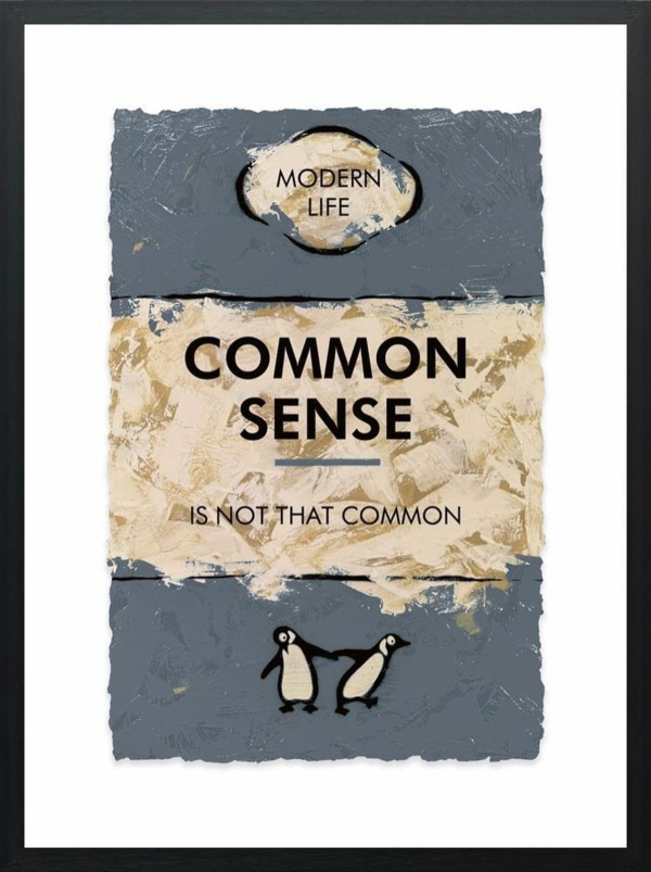 Common Sense by Hue Folk, limited edition print