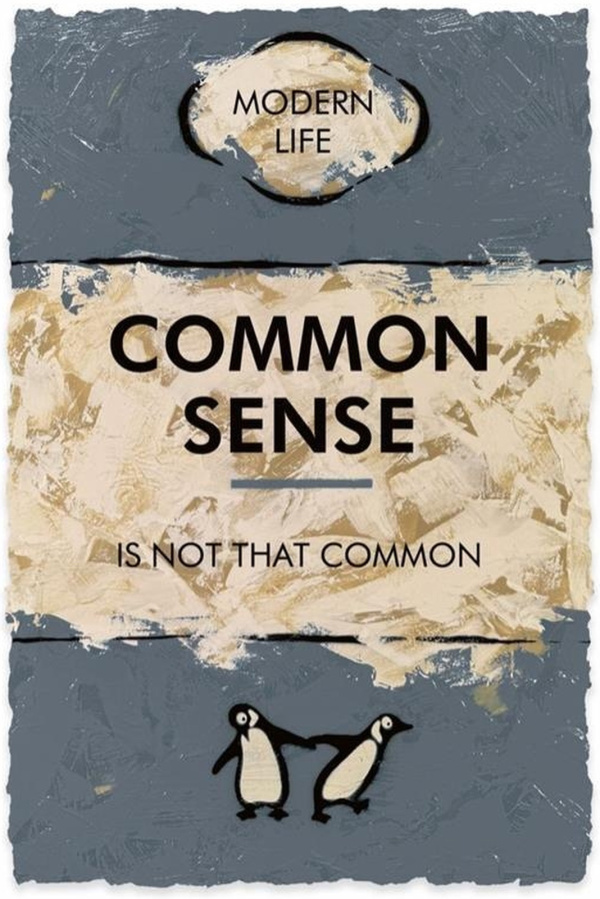Common Sense by Hue Folk, limited edition print