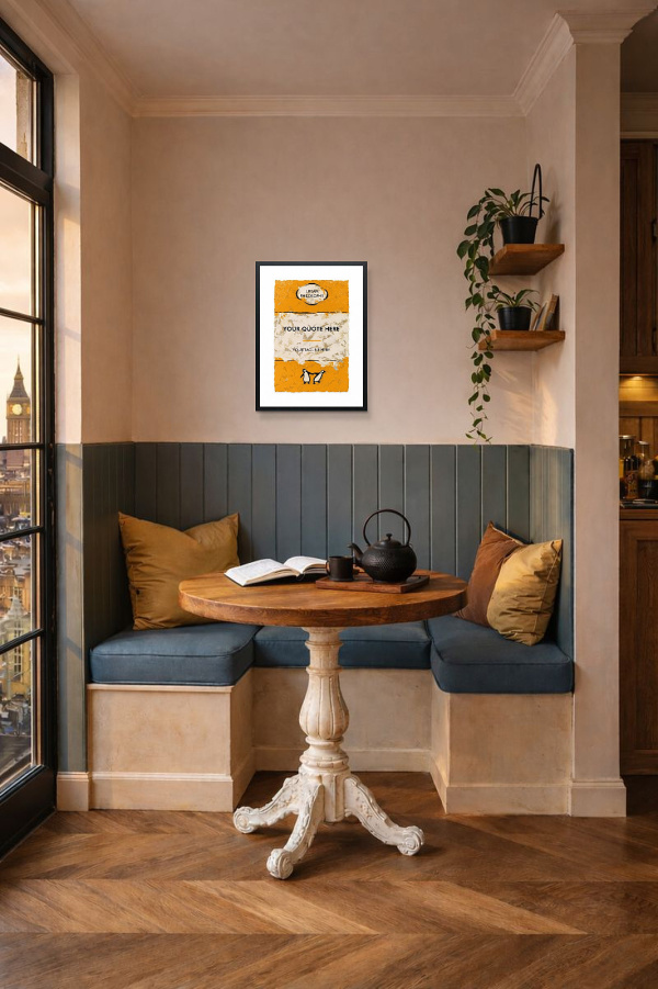 Write Your Own Story by Hue Folk, limited edition print, in room