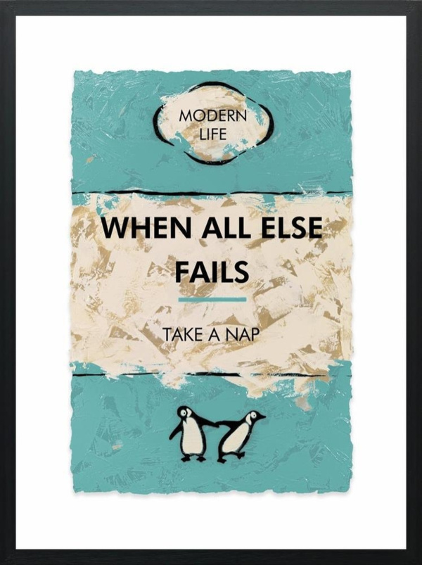 When All Else Fails by Hue Folk, limited edition print