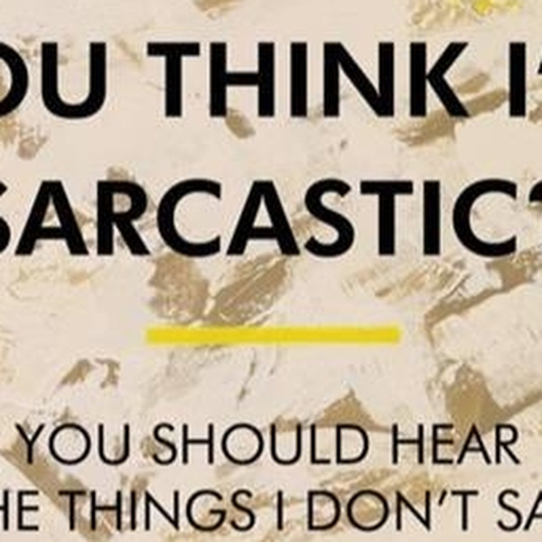 You Think I’m Sarcastic by Hue Folk, limited edition print, detail