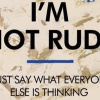 I’m Not Rude by Hue Folk, limited edition print, detail