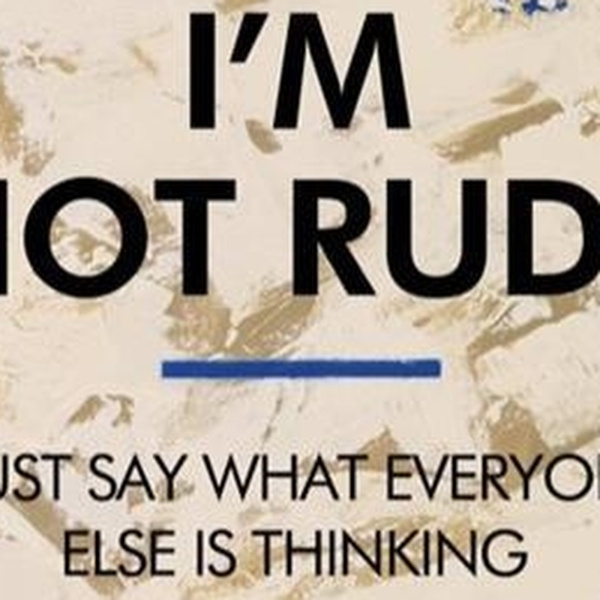 I’m Not Rude by Hue Folk, limited edition print, detail