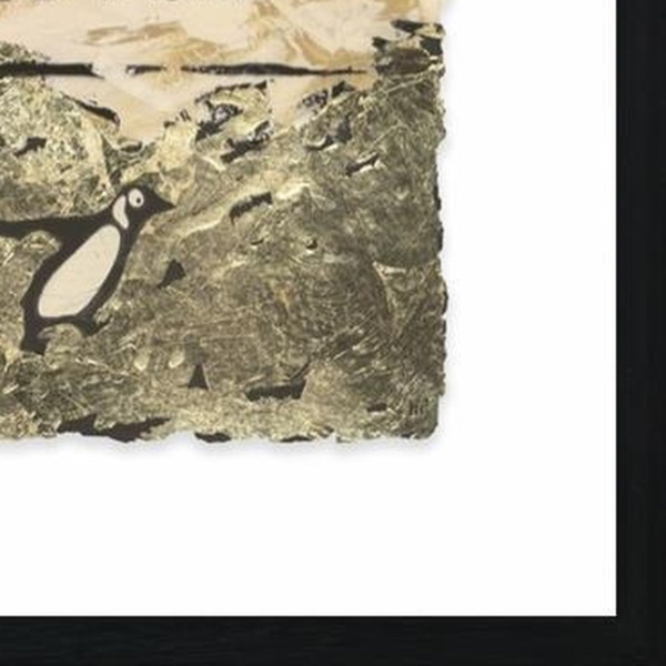 It’s Okay If You Don’t Like Me (Gold Leaf) by Hue Folk, limited edition print, detail