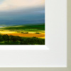 Blue Sky Breaks by Harry Brioche, original painting, detail