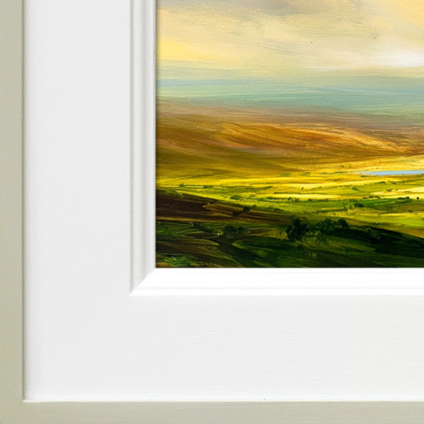 Gleaming Bright by Harry Brioche, original painting, detail