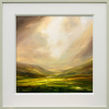 Illuminated Hills by Harry Brioche, original painting