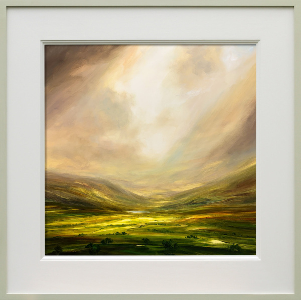 Illuminated Hills by Harry Brioche, original painting