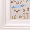 Beach Day Stories by Paola Cassais, original painting, detail