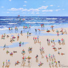 Beach Day Stories by Paola Cassais, original painting