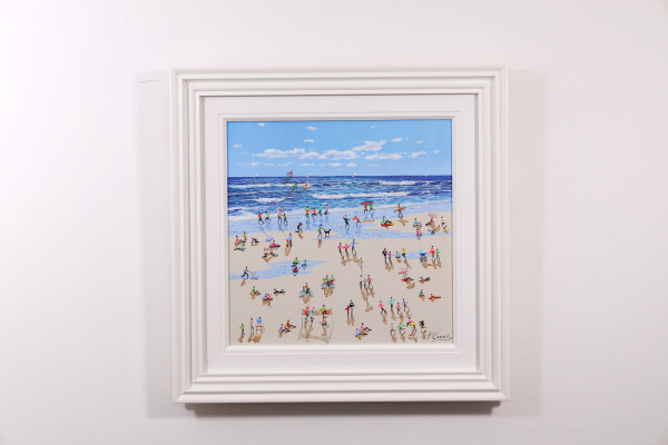 Beach Day Stories by Paola Cassais, original painting