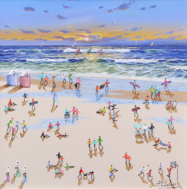 Summer Gathering by Paola Cassais, original painting