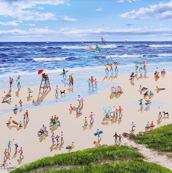 Seaside Whispers by Paola Cassais, original painting