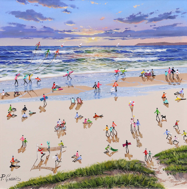 Sun, Sand & Company by Paola Cassais, original painting