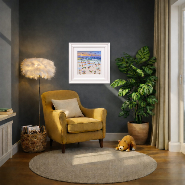 Endless Summer by Paola Cassais, original painting, in room