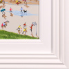 By the Water’s Edge by Paola Cassais, original painting, detail